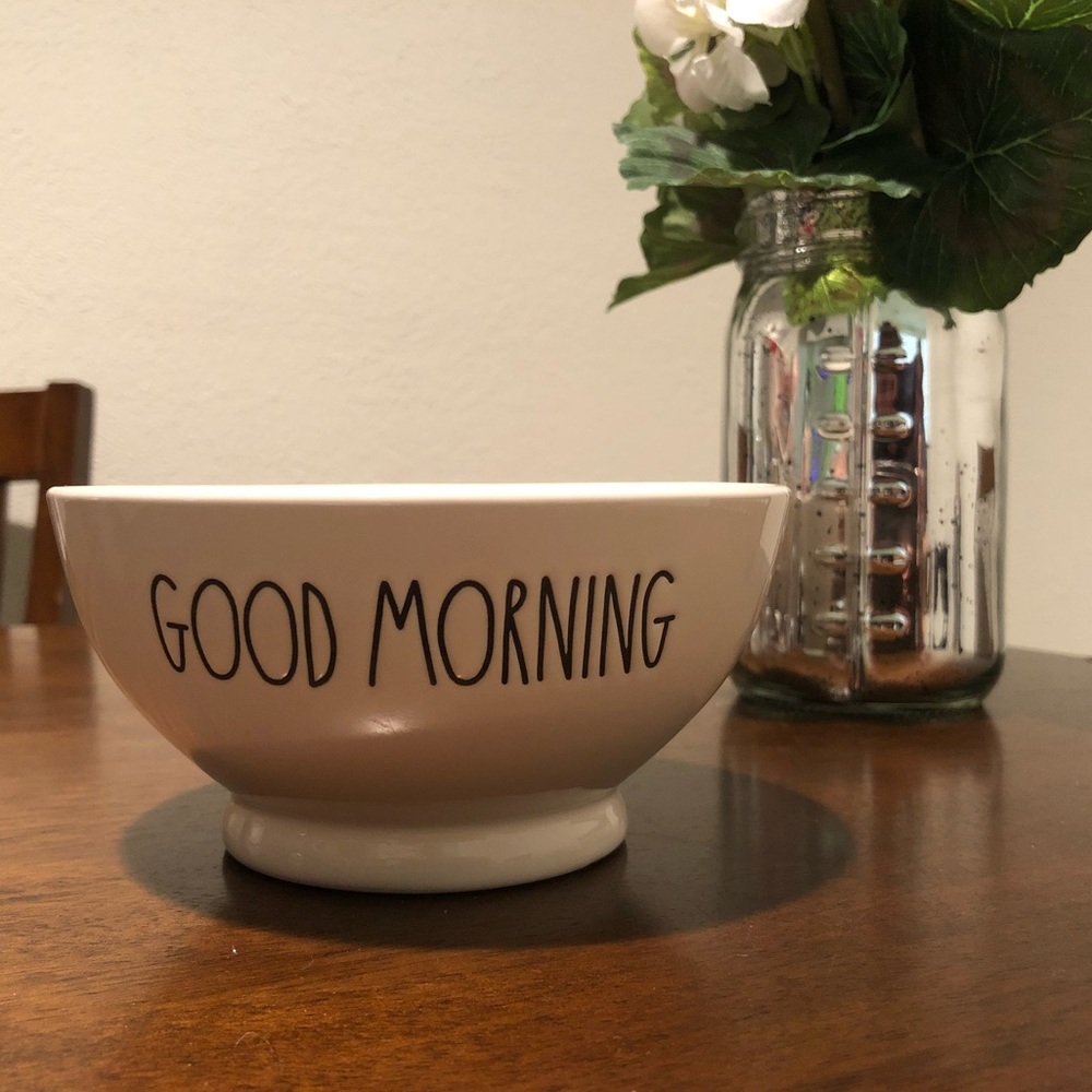 Rae Dunn good morning bowl